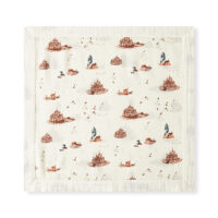 65143-sandcastle-mini-lovey-two-layer-muslin-security-blanket